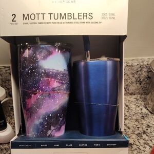 New Mott Tumblers - Galaxy and Blue Bundle